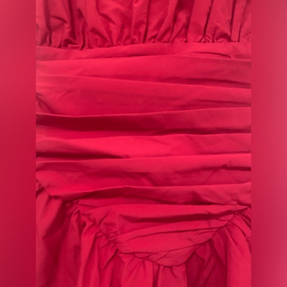 Solid Ruched Mini Dress - Picture 9 of 10